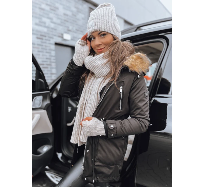 Dámská parka černá Dstreet model 21966198 - FashionStreet Dámská parka černá Dstreet model 21966198 - FashionStreet