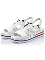 Sandály na platformě W model 22082975 bílé Rieker - Inny