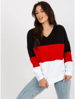 Mikina RV BL 8377.89 čierna a červená Mikina RV BL 8377.89 čierna a červená