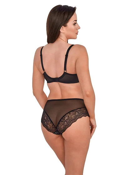 Dámská podprsenka  Černá s béžovou  model 20839617 - Gaia