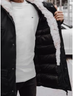 Pánska zimná bunda čierna FashionStreet TX4588