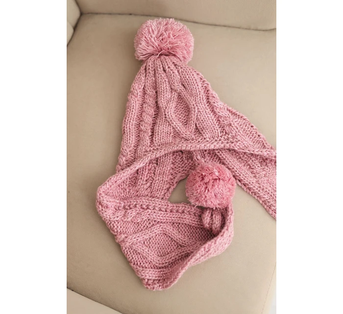 Čepice s rolováním Magda K293 camel