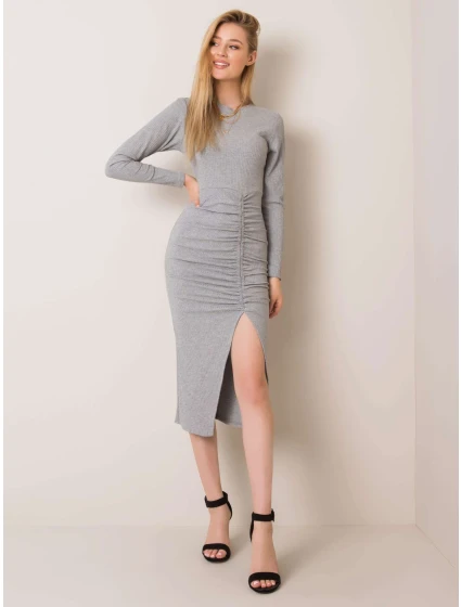 Šaty DHJ SK model 14837794 šedá - FPrice Šaty DHJ SK model 14837794 šedá - FPrice