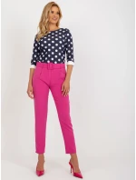 Spodnie DHJ SP model 18605127 ciemny różowy - FPrice Spodnie DHJ SP model 18605127 ciemny różowy - FPrice