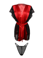 DKaren Housecoat Bridget Red