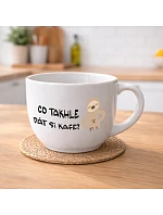 CO TAKHLE DÁT SI KAFE? - MEGA XXL keramický hrnek 1000 ml