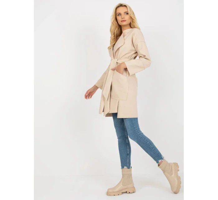 Dámsky kabát TW PL BE M125 light beige - FPrice