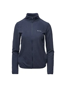Dámska fleecová mikina Damis II FULL ZIP W 92800621589 tmavomodrá - Hi-Tec