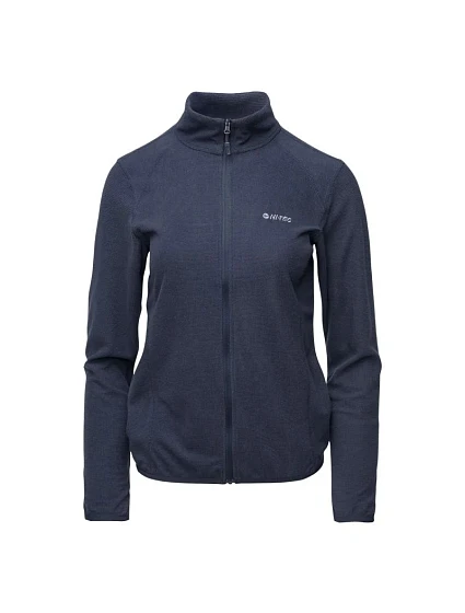 Dámska fleecová mikina Damis II FULL ZIP W 92800621589 tmavomodrá - Hi-Tec
