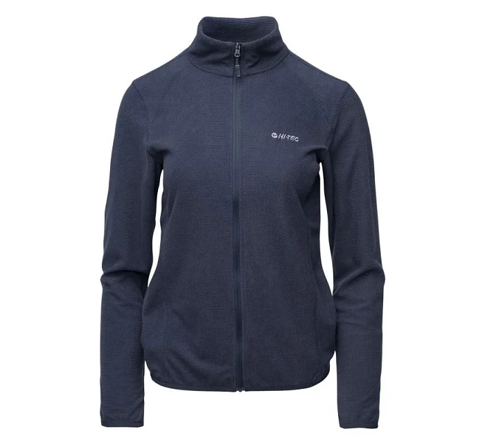 Dámska fleecová mikina Damis II FULL ZIP W 92800621589 tmavomodrá - Hi-Tec