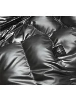 Stříbrná prošívaná bunda pro přechodné období model 17121593 - S'WEST