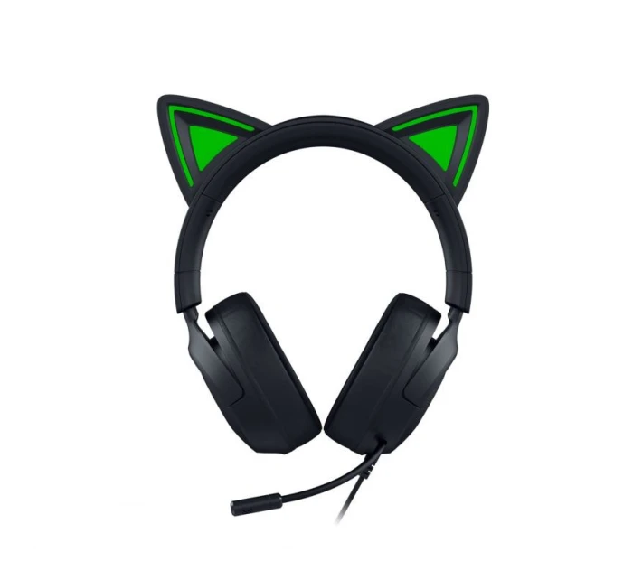 Razer Gaming Kraken Kitty V3 X Káblové slúchadlá do uší s mikrofónom Black Razer Gaming Kraken Kitty V3 X Káblové slúchadlá do uší s mikrofónom Black