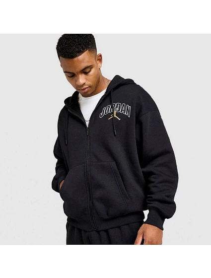 Air Jordan Brooklyn Fleece Celoprepínací mikina s kapucňou Black - IB7908-011 Muži Air Jordan Brooklyn Fleece Celoprepínací mikina s kapucňou Black - IB7908-011 Muži