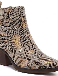 Dámské kotníkové boty z kůže ve stylu  M. model 22399691 - M. Daszyński