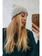Čepice  světle šedá model 18750041 - K-Fashion