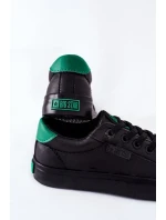 Dziecięce Skórzane Tenisówki BIG STAR DD374147 Czarne