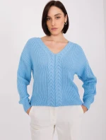 BA SW 8028 jumper.32 svetlo modrá