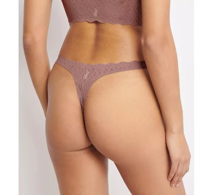 Dámske tangá ZERO Feel Bliss String - BROWN - svetlohnedé 1141 - SLOGGI
