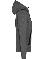 JN Dámská bunda s kapucí 02. dark melange model 22530503 - Daiber JN Dámská bunda s kapucí 02. dark melange model 22530503 - Daiber