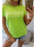 Limitovaná edícia svetlo zelenej blúzky