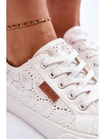 Dámské Krajkové Tenisky BIG STAR model 21546365 Bílé - Big Star Shoes