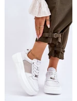 Dámské klasické sportovní boty model 21611259 Bíle - Goe