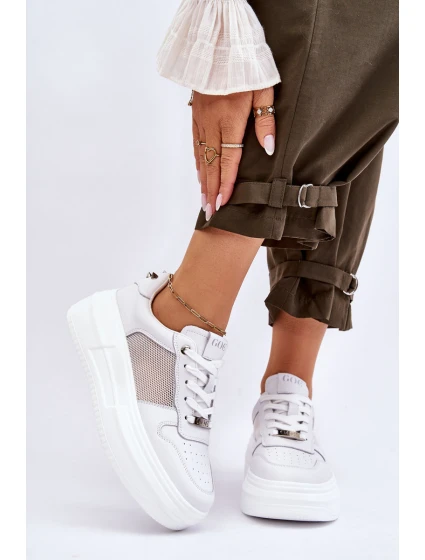 Dámské klasické sportovní boty model 21611259 Bíle - Goe