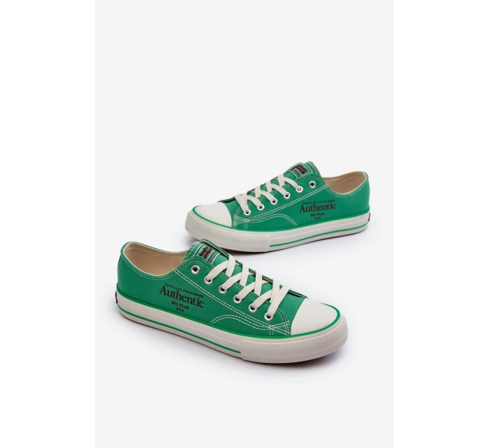 Trampki Męskie Big Star NN174062 Zielone