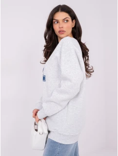 WT BL mikina A1063.64 svetlo šedá