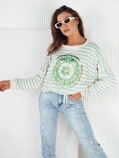 Dámsky tyrkysový sveter CANFIER FashionStreet MY2325