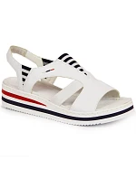Sandály na platformě W model 22082975 bílé Rieker - Inny