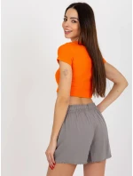 Dámské šortky model 18339359 šedá - FPrice