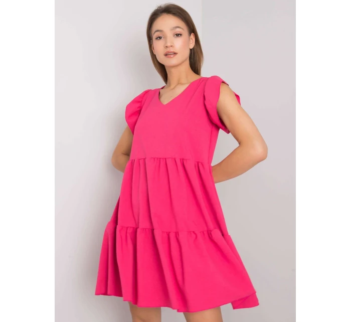 Sukienka WN SK model 21135194 fuksjowy - FPrice Sukienka WN SK model 21135194 fuksjowy - FPrice