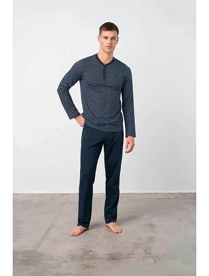 Klasické pánské dvoudílné pyžamo model 18257756 - Vamp