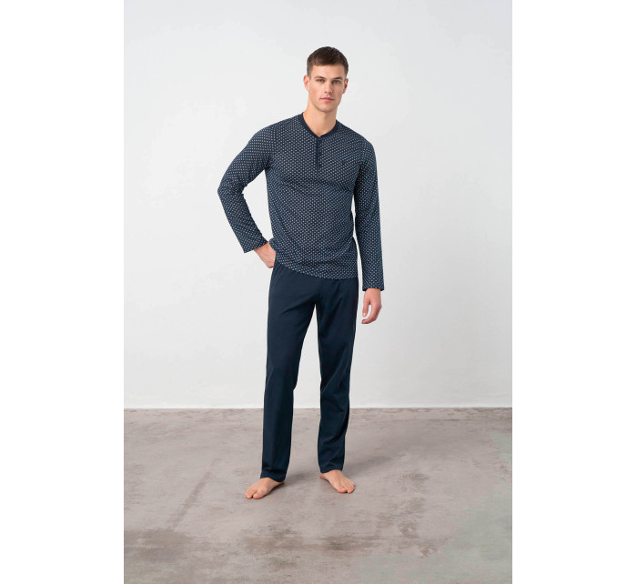 Klasické pánske dvojdielne pyžamo 17600 - Vamp