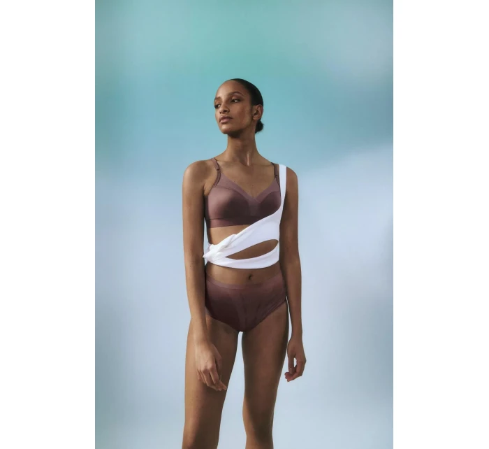 Triumph Shape Smart Maxi dámske nohavičky so šnúrkou - BROWN - TRIUMPH