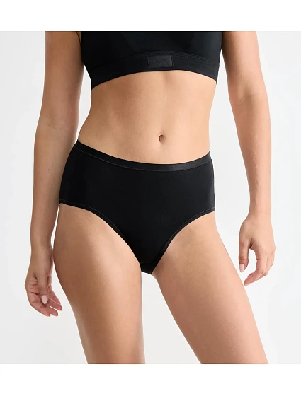sloggi GO Daily Cotton Midi 3P - BLACK - SLOGGI BLACK - SLOGGI sloggi GO Daily Cotton Midi 3P - BLACK - SLOGGI BLACK - SLOGGI