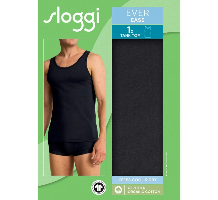 sloggi pánske tielko EVER Ease - BLACK - SLOGGI BLACK - SLOGGI