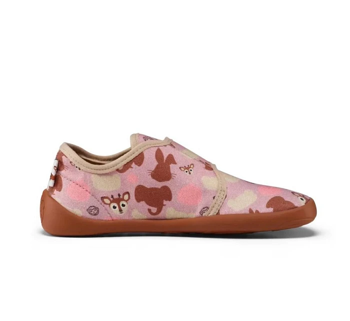 Affenzahn barefoot topánky Slipper Cotton Movy deer (01398-40141)