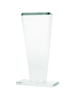 Sklenená trofej s matným podstavcom