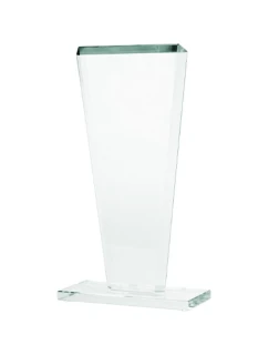 Sklenená trofej s matným podstavcom