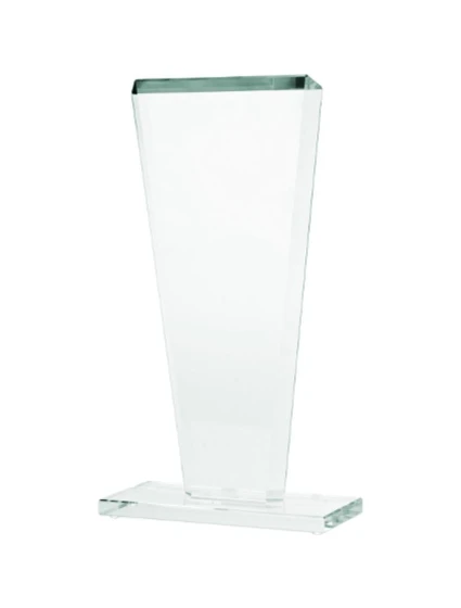 Sklenená trofej s matným podstavcom