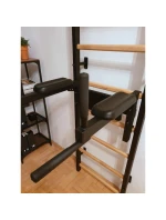 GYMNASTICKÝ REBRÍK S HRAZDOU A ZÁBRADLÍM NA CVIČENIE NA LAVIČKE 722B