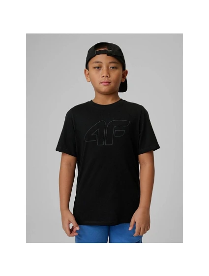Chlapčenské tričko s potlačou 4F 4FJRSS26TTSHM3599-10S
