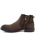 Pánské vysoké kotníkové boty, hnědé, model 22348423 Pánské vysoké kotníkové boty, hnědé, model 22348423