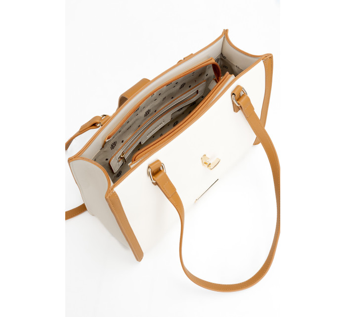 Monnari Bags Dámska kabelka so zaujímavým zapínaním Multi Beige