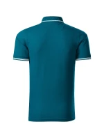 Jednofarebné pánske polo tričko Perfection petrol Jednofarebné pánske polo tričko Perfection petrol