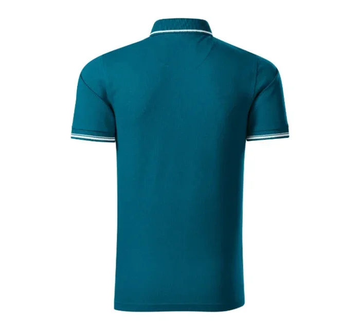 Jednofarebné pánske polo tričko Perfection petrol Jednofarebné pánske polo tričko Perfection petrol