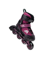 Detské kolieskové korčule 92800482425 čierno-ružové - Martes