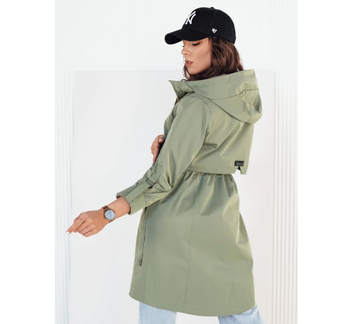 Dámská přechodná bunda parka zelená Dstreet model 21973540 - FashionStreet
